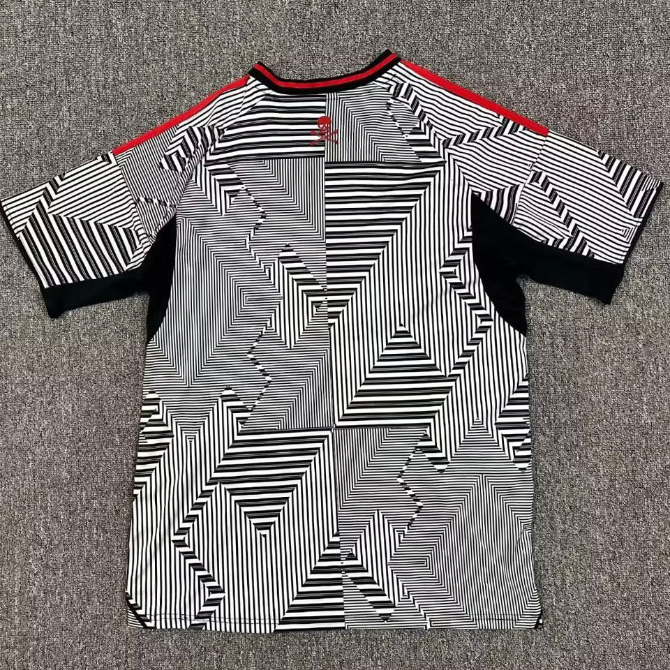 Jersey 2025/26 Orlando Pirates Visitante Manga corta Versión Fan