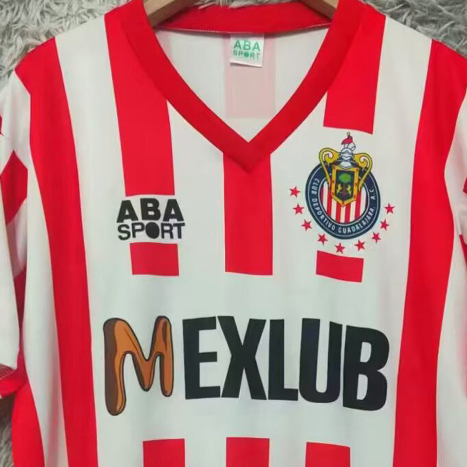 jersey 1992/1993 chivas local manga corta versión fan retro