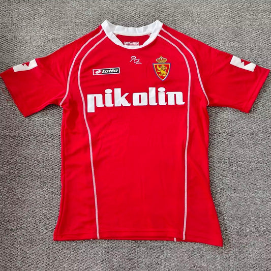 Jersey 2004/2005 Zaragoza Visitante Manga corta Versión Fan Retro