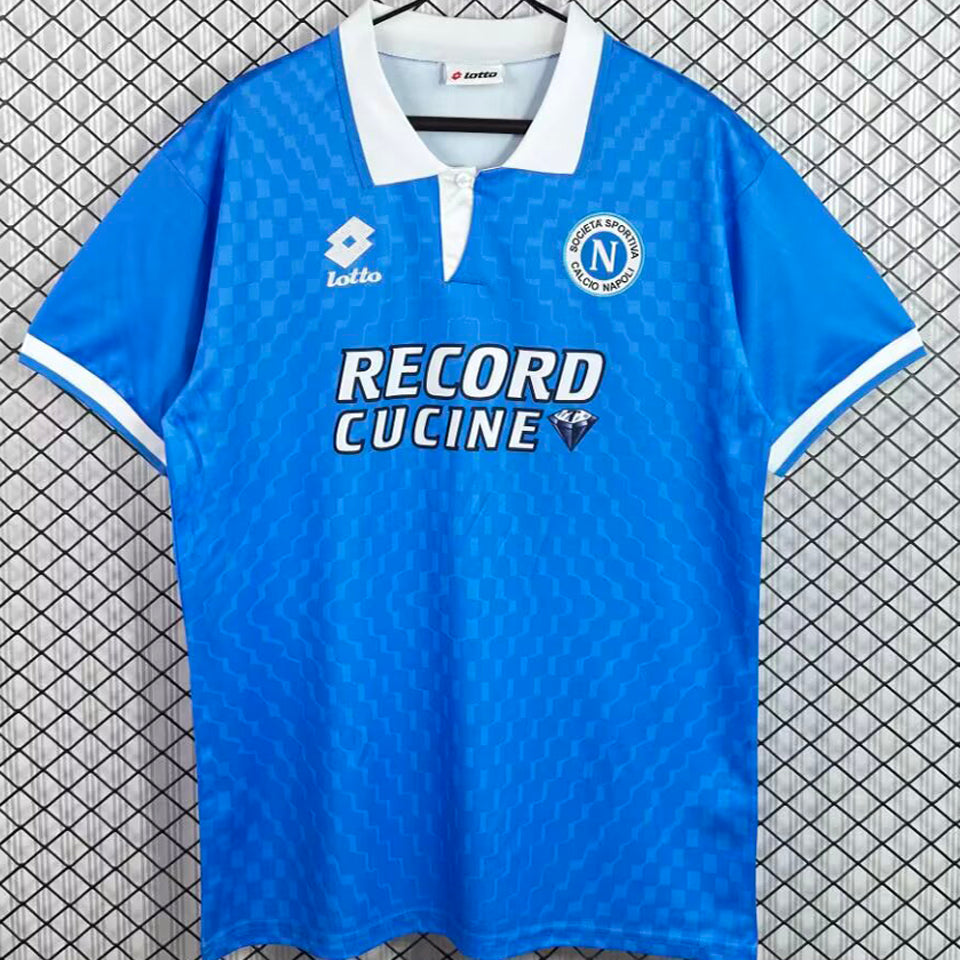 jersey 1995/1996 napoli local manga corta versión fan retro