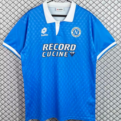 Jersey 1995/1996 Napoli Local Manga corta Versión Fan Retro