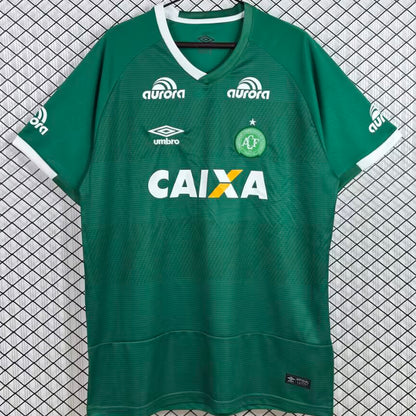 Jersey 2016 Chapecoense Local Manga corta Versión Fan Retro