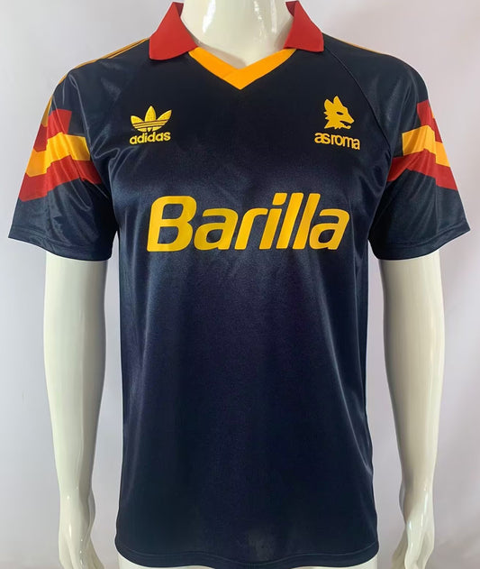 Jersey 1991/92 Roma Tercero Manga corta Versión Fan Retro