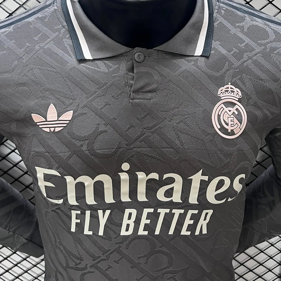 Jersey 2024/25 Real Madrid Tercero Manga larga Versión Jugador