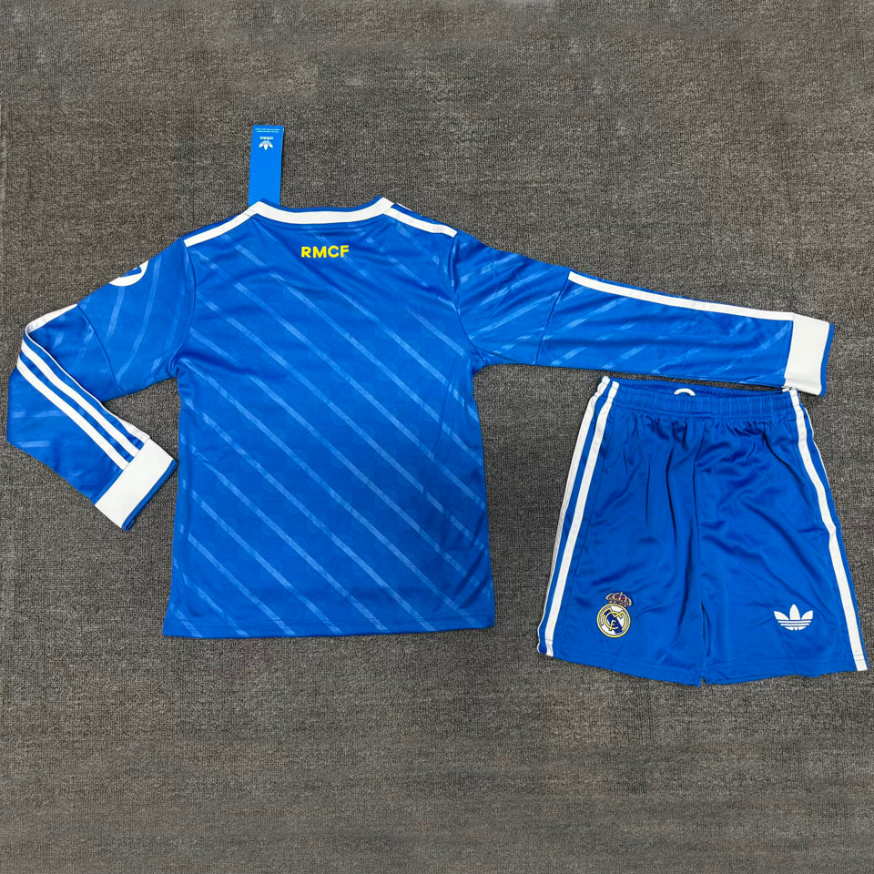 jersey 2025/26 real madrid tercero manga larga niño
