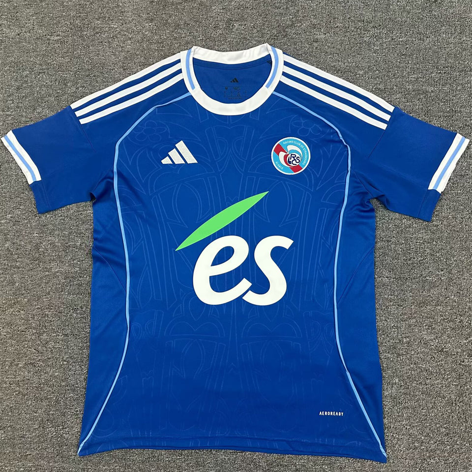 Jersey 2025/26 Strasbourg Local Manga corta Versión Fan