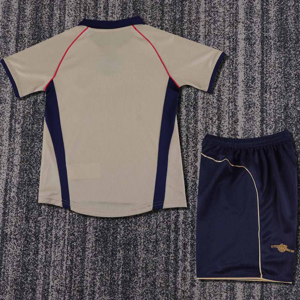 Jersey 2001/02 Arsenal Visitante Manga corta Niño Retro