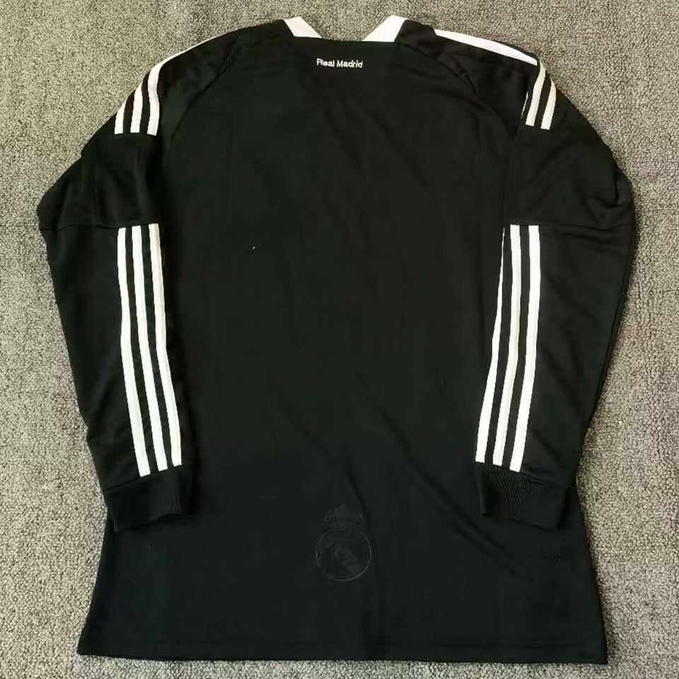 jersey 2008/09 real madrid visitante manga larga versión fan retro