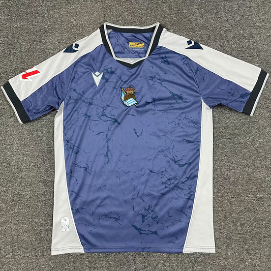 Jersey 2025/26 Real Sociedad Visitante Manga corta Versión Fan