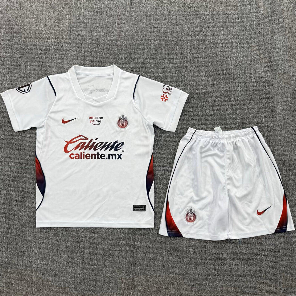 jersey 2026/27 chivas visitante manga corta niño
