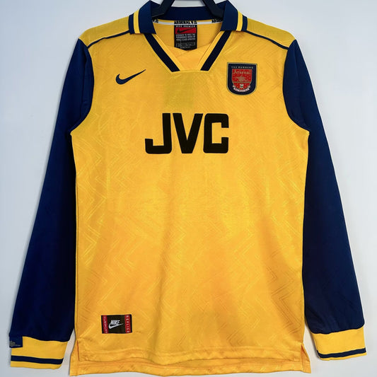 Jersey 1996/98 Arsenal Visitante Manga larga Versión Fan Retro