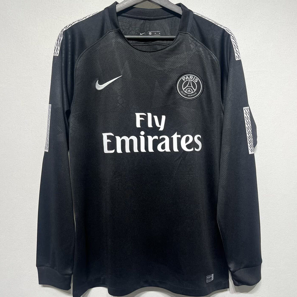 jersey 2017/18 psg tercero manga larga versión fan retro