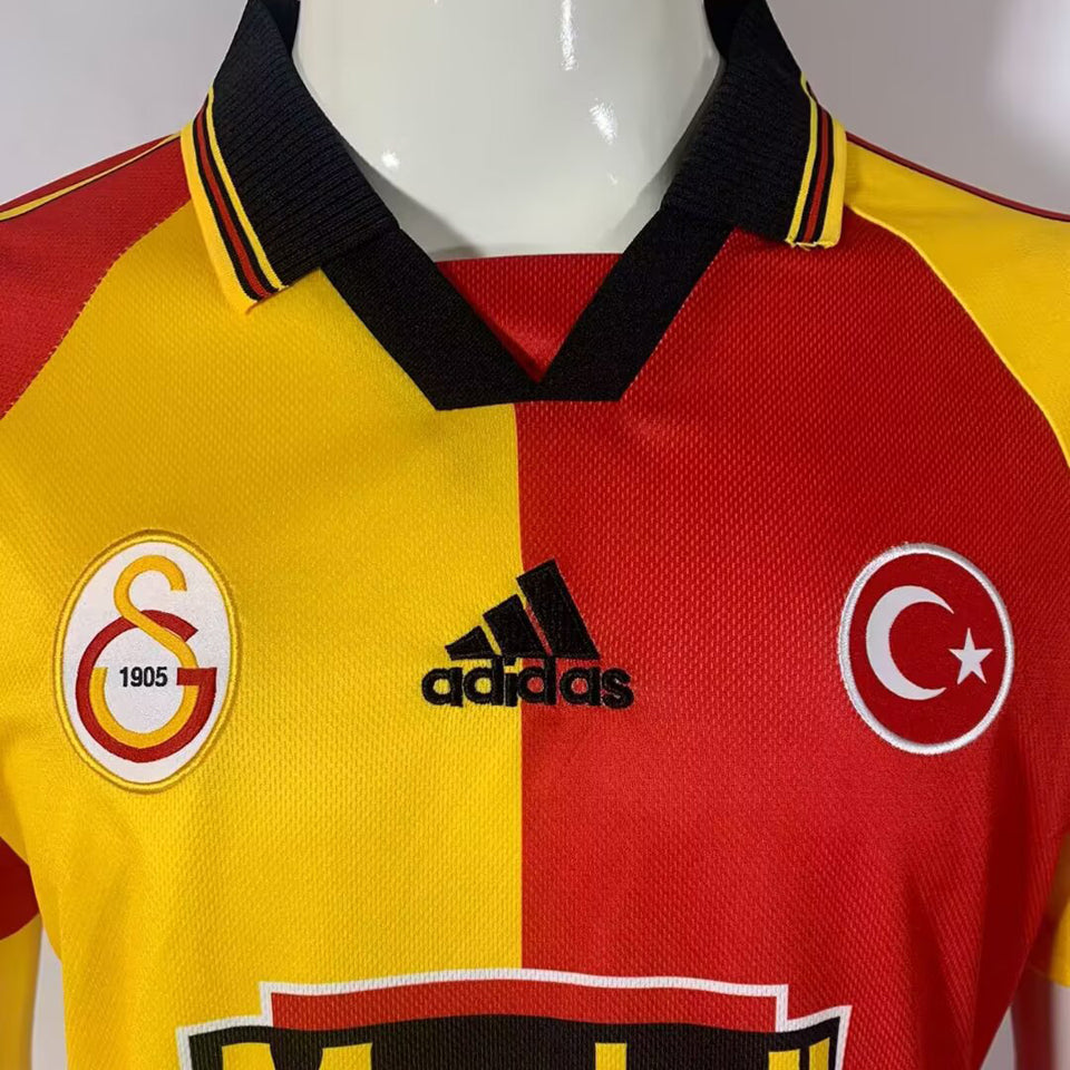 Jersey 1998/1999 Galatasaray Local Manga corta Versión Fan Retro