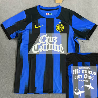 Jersey 2023/24 Inter Milan Local Manga corta Versión Fan