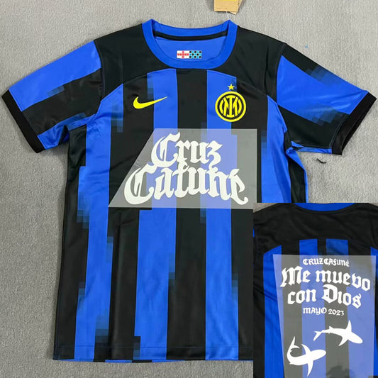 Jersey 2023/24 Inter Milan Local Manga corta Versión Fan