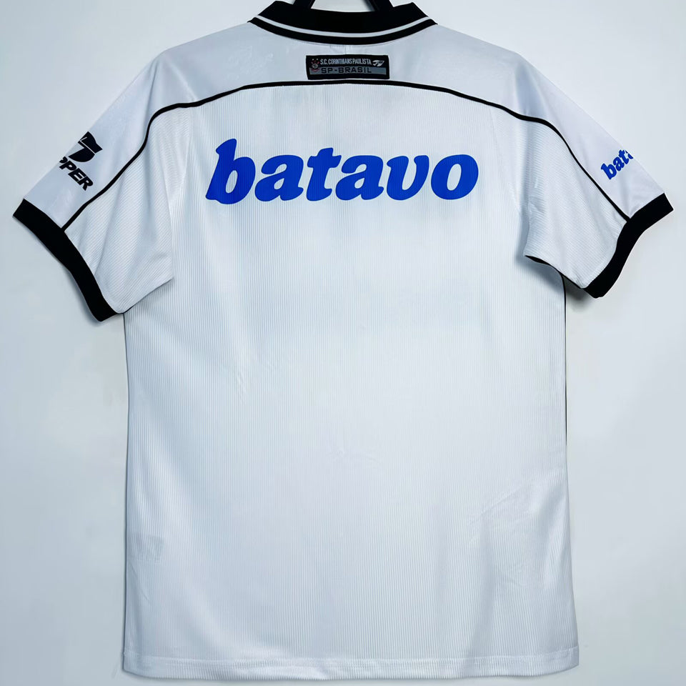 Jersey 1999 Corinthians Local Manga corta Versión Fan Retro