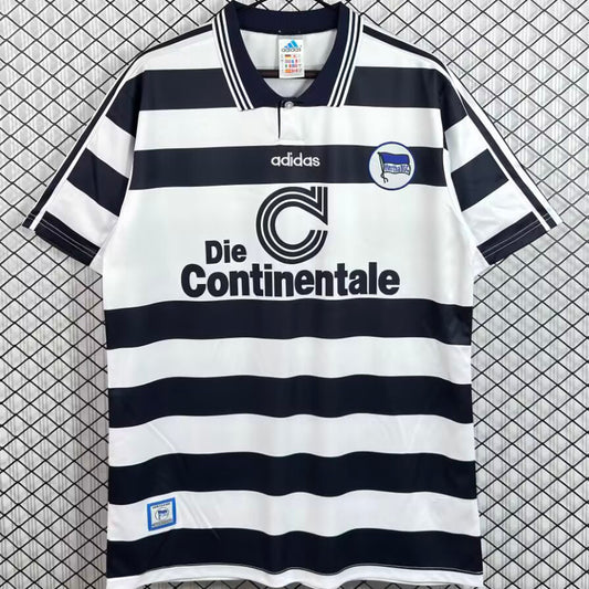 Jersey 1998/1999 Hertha BSC Local Manga corta Versión Fan Retro