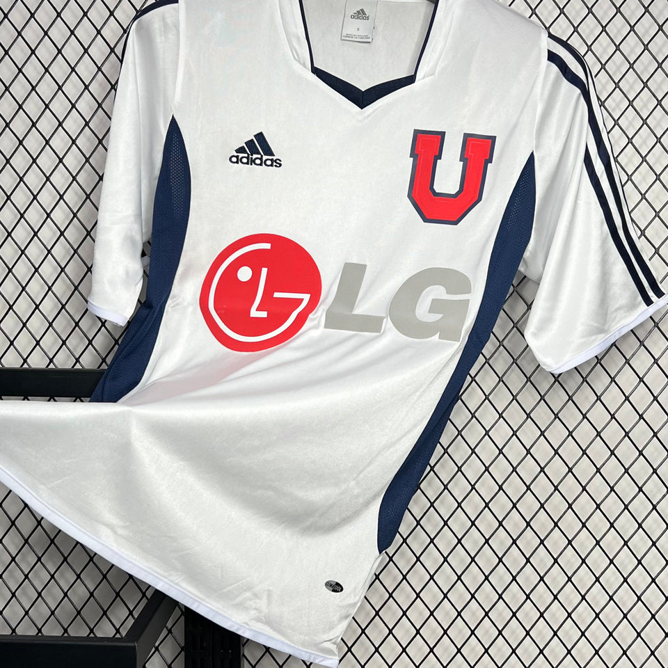 jersey 2003 universidad de chile visitante manga corta versión fan retro