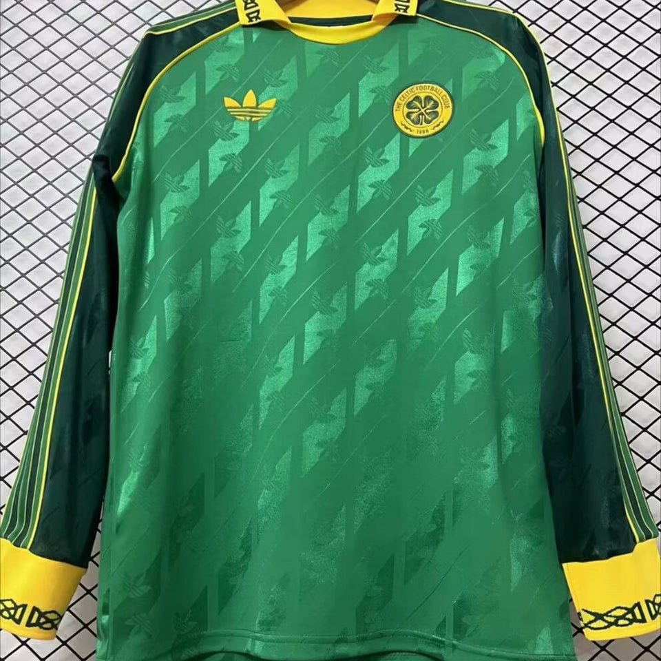 Jersey 2025 Celtic Especial Manga larga Versión Fan Retro