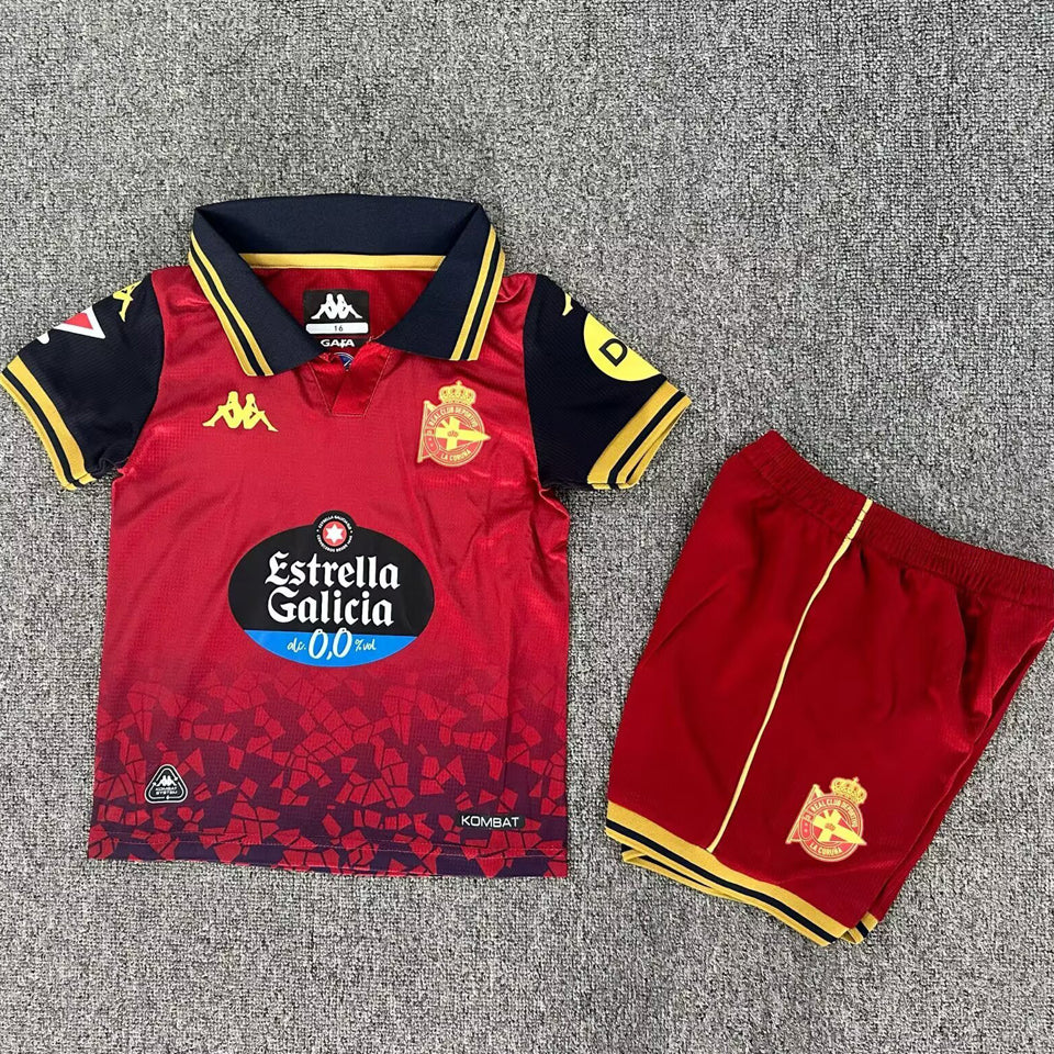 jersey 2025/26 deportivo la coruna visitante manga corta niño