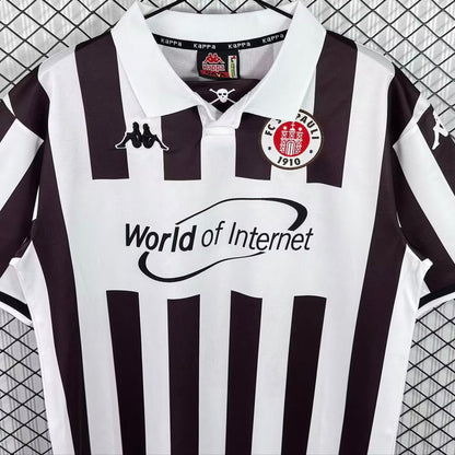 Jersey 2000/2001 ST PAULI Local Manga corta Versión Fan Retro
