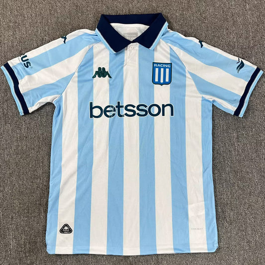 Jersey 2025/26 Racing Local Manga corta Versión Fan