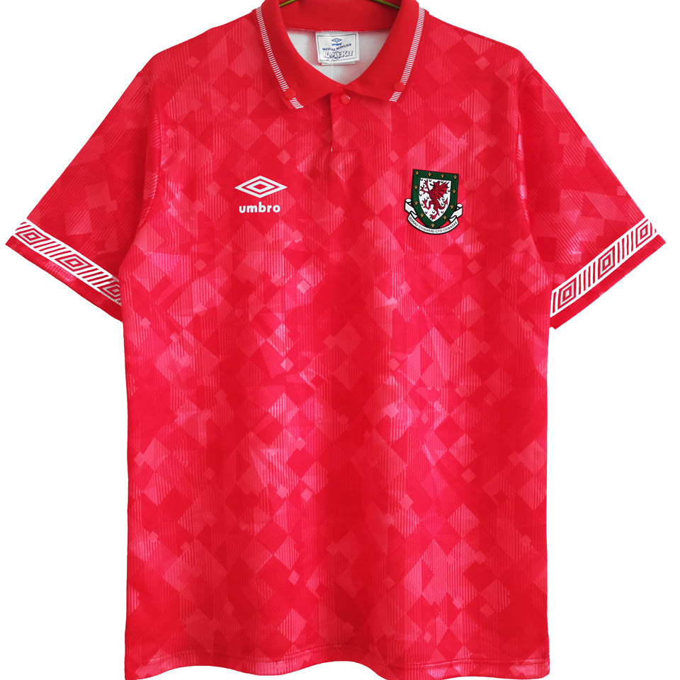 1990/92 wales local versión fan selecciones retro