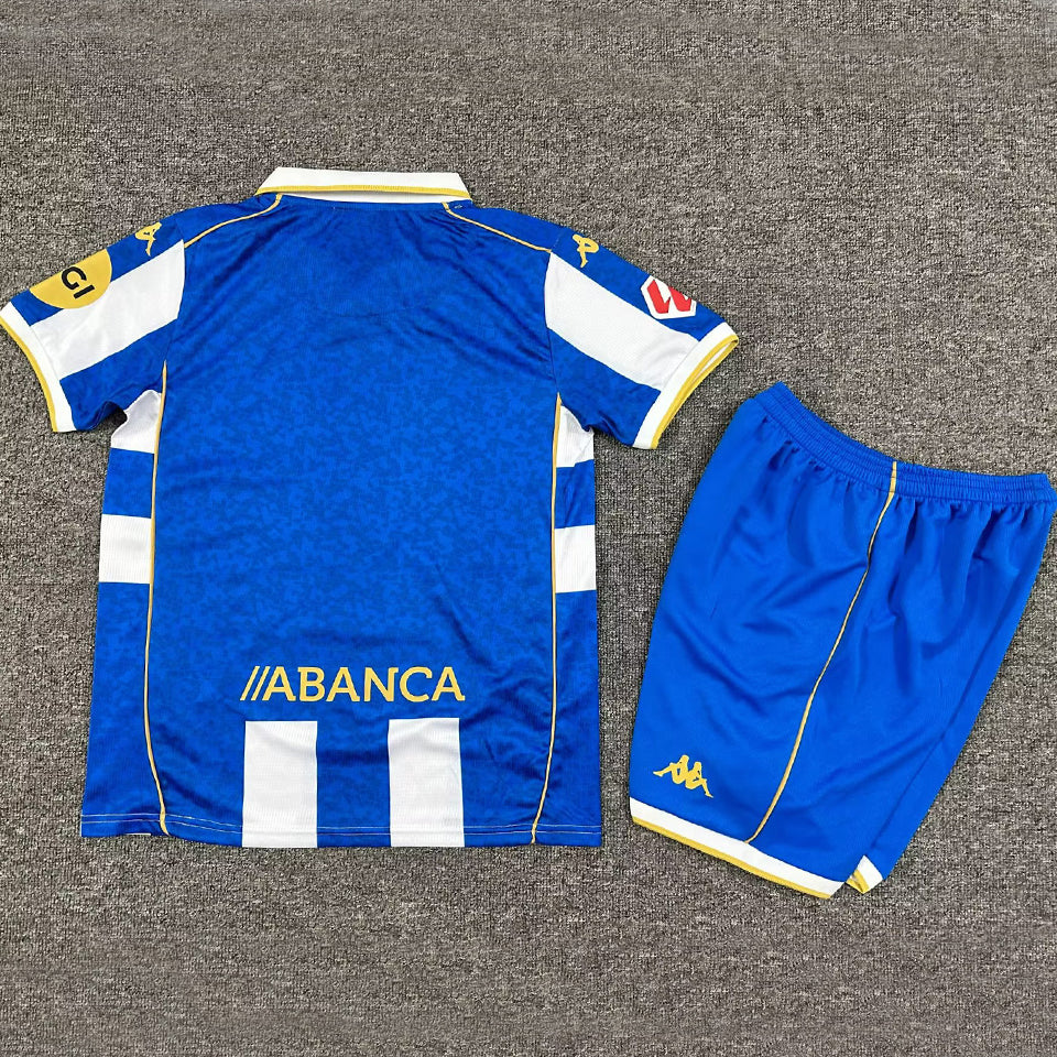 Jersey 2025/26 Deportivo La Coruna Local Manga corta Niño