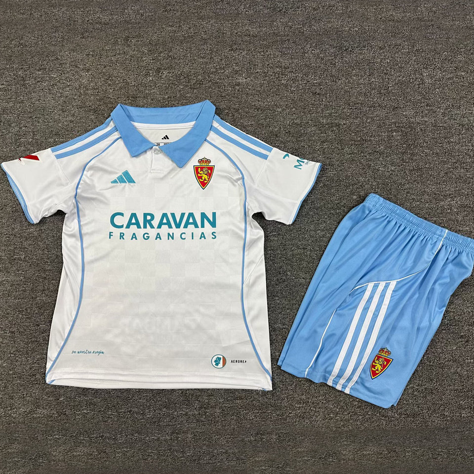 Jersey 2025/26 Zaragoza Local Manga corta Niño