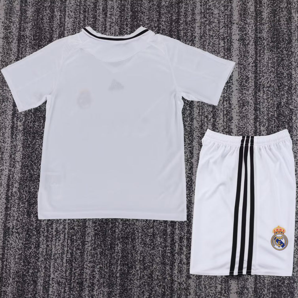 jersey 2008/2009 real madrid local manga corta niño retro