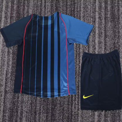 Jersey 2004/2005 Barcelona Visitante Manga corta Niño Retro