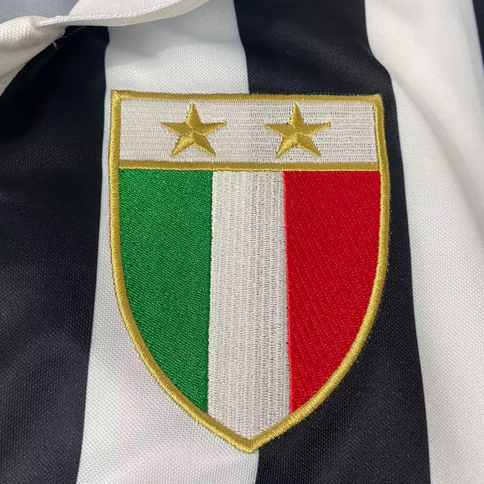 jersey 1984/85 juventus local manga larga versión fan retro
