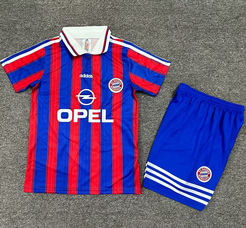 Jersey 1995/97 Bayern Munich Local Manga corta Niño Retro