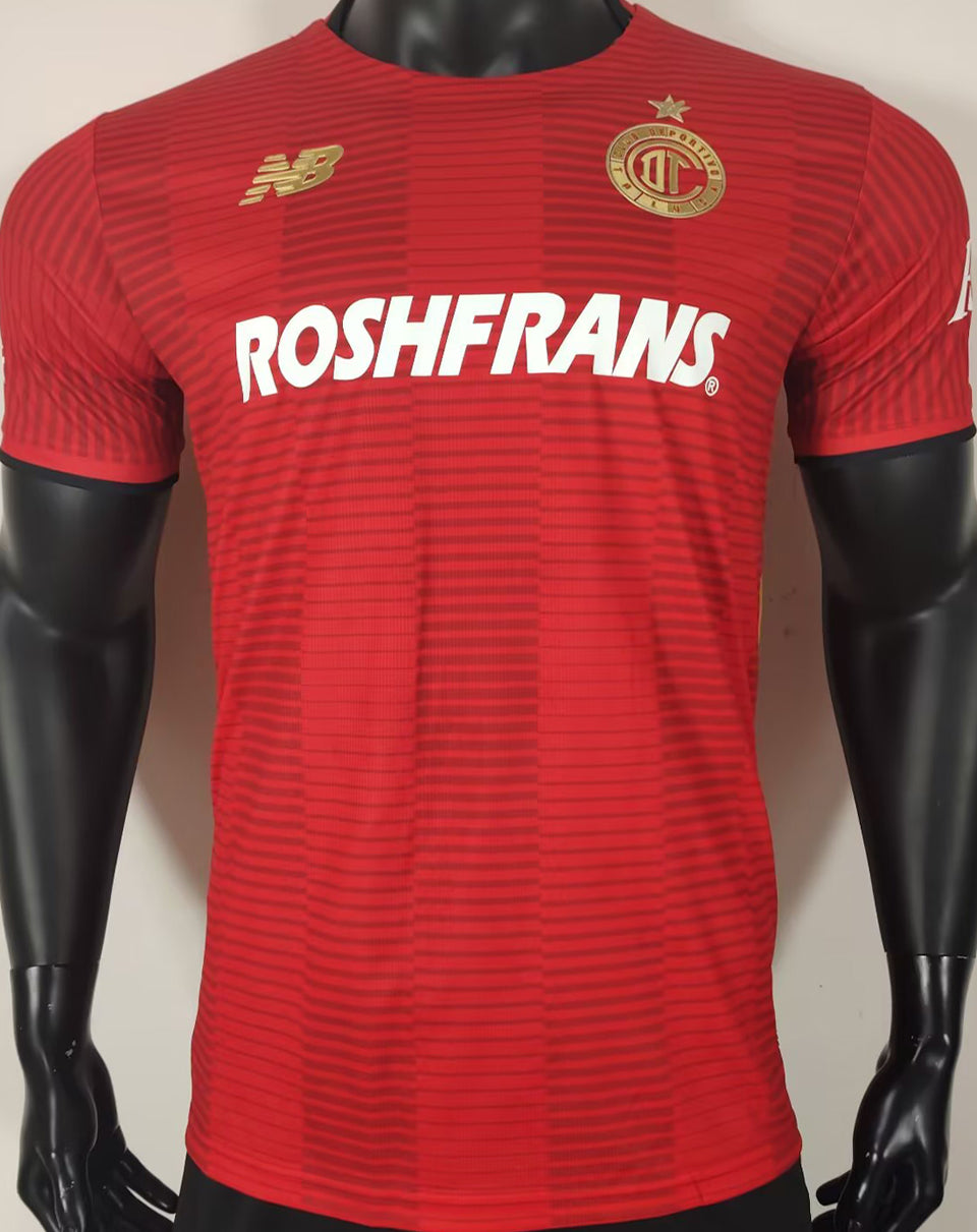Jersey 2025/26 Deportivo Toluca Local Manga corta Versión Jugador