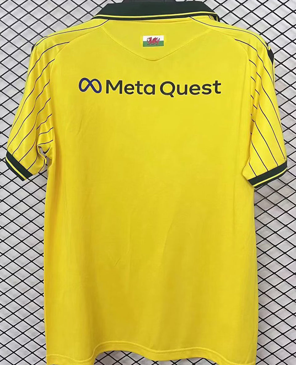Jersey 2025/26 Wrexham Visitante Manga corta Versión Fan