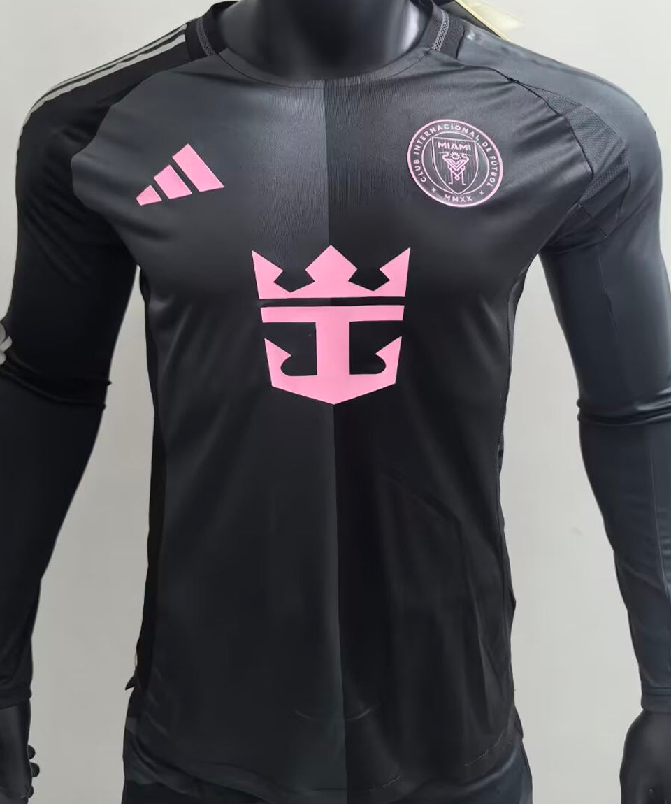 jersey 2025/26 inter miami visitante manga larga versión jugador