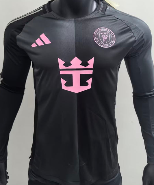 Jersey 2025/26 Inter Miami Visitante Manga larga Versión Jugador