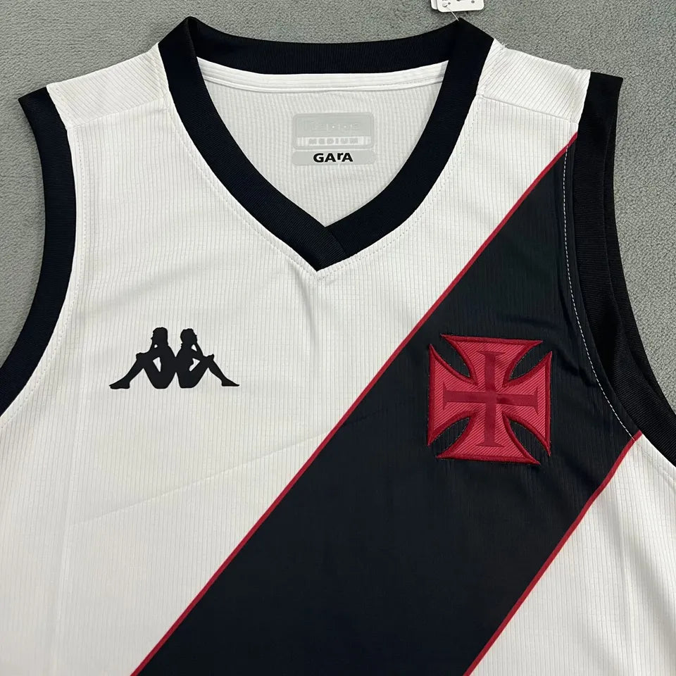 Jersey 2024/25 Vasco Visitante Manga corta Versión Fan