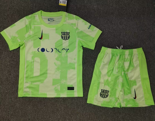 Jersey 2024/25 Barcelona Tercero Manga corta Niño