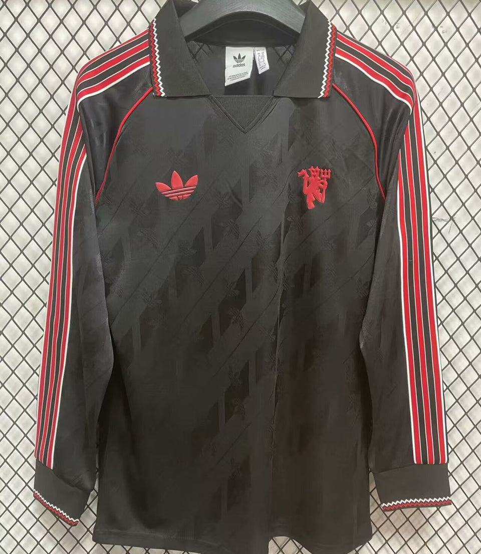 Jersey 2025 Manchester United Especial Manga larga Versión Fan Retro