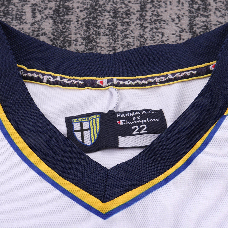Jersey 2002/2003 Parma Visitante Manga corta Niño Retro