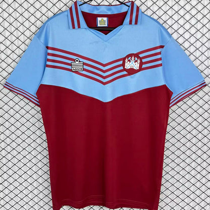 Jersey 1976/1980 West Ham Local Manga corta Versión Fan Retro