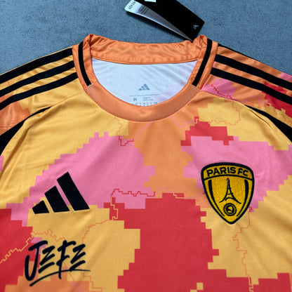 Jersey 2025/26 Paris FC Visitante Manga corta Versión Fan