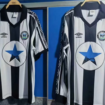 Jersey 1980/82 Newcastle Local Manga larga Versión Fan Retro