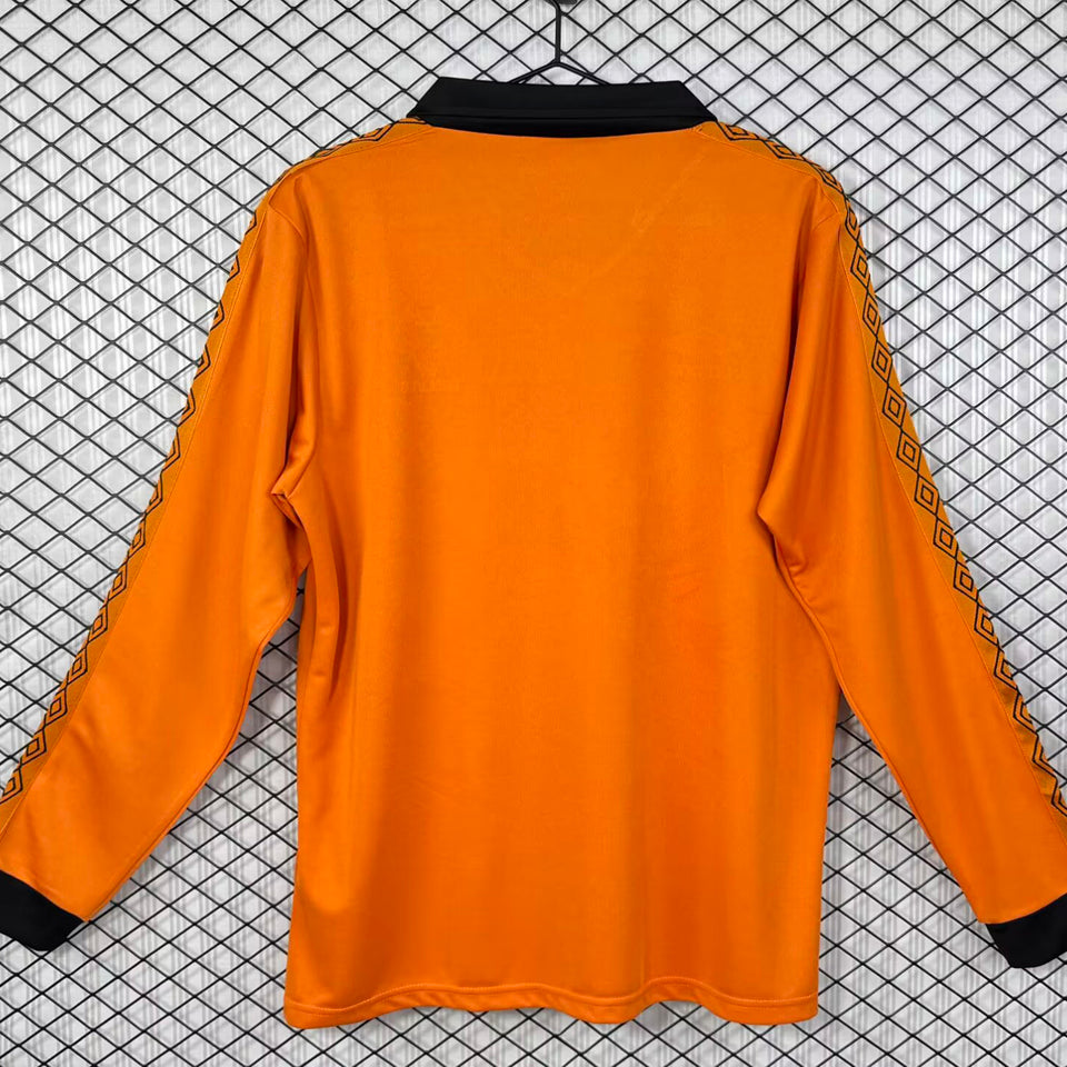 jersey 1980/1981 wolves local manga larga versión fan retro