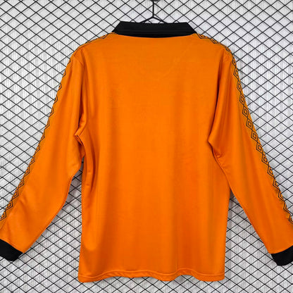 Jersey 1980/1981 Wolves Local Manga larga Versión Fan Retro