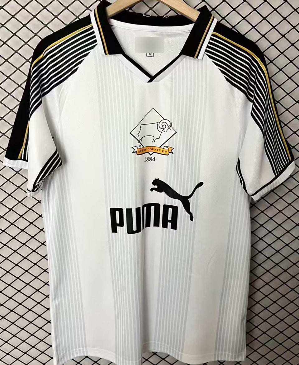 jersey 1995/1996 derby county local manga corta versión fan