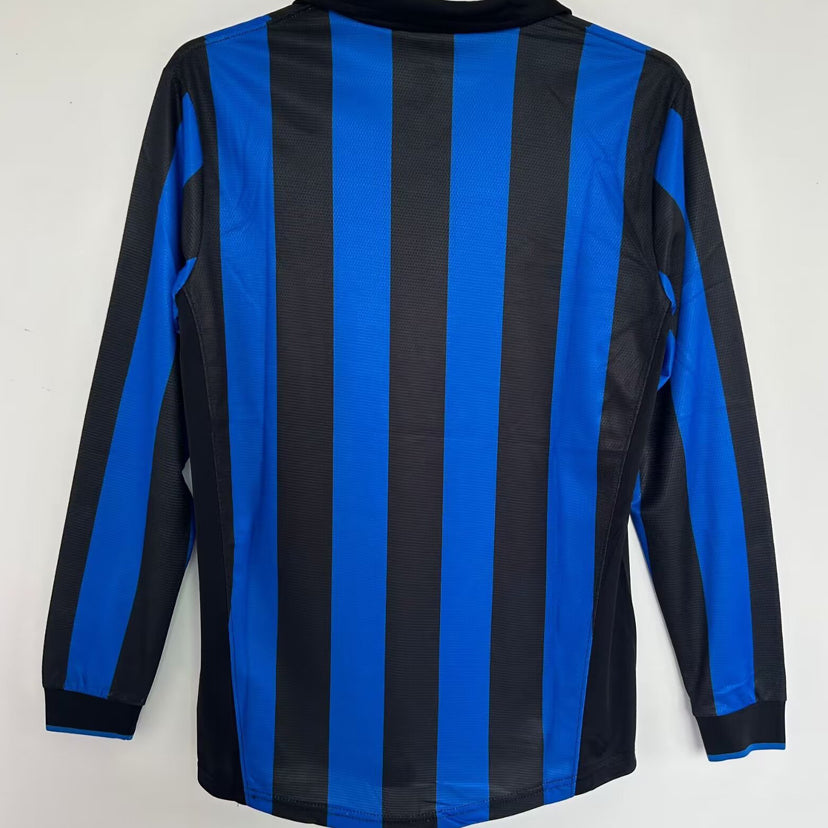 jersey 1998/99 inter milan local manga larga versión fan retro
