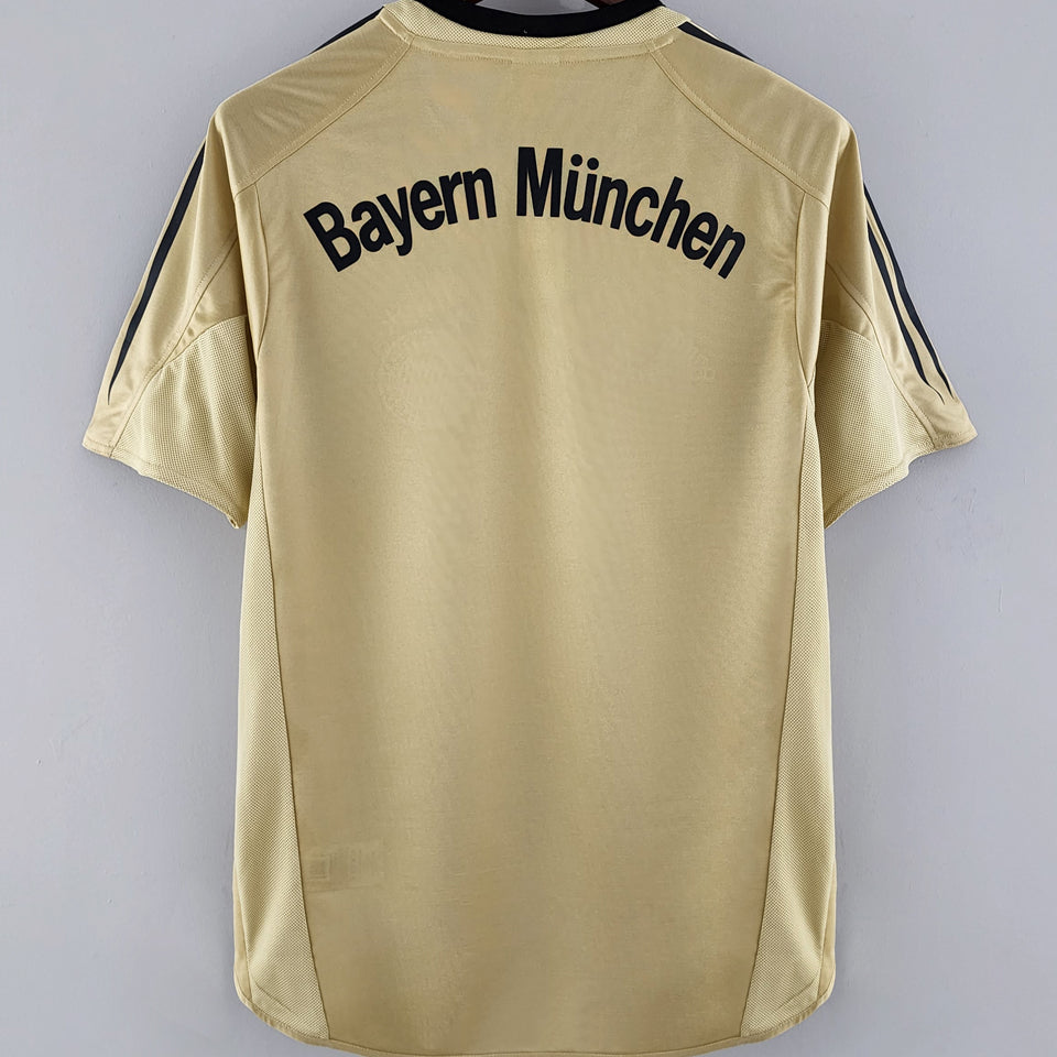 jersey 2004/05 bayern munich visitante manga corta versión fan retro
