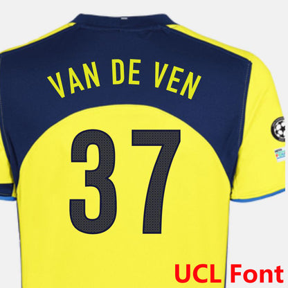 Jersey 2025/26 Tottenham Tercero Manga corta Versión Fan